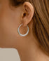 Cercei din argint Nia (Silver/Gold)
